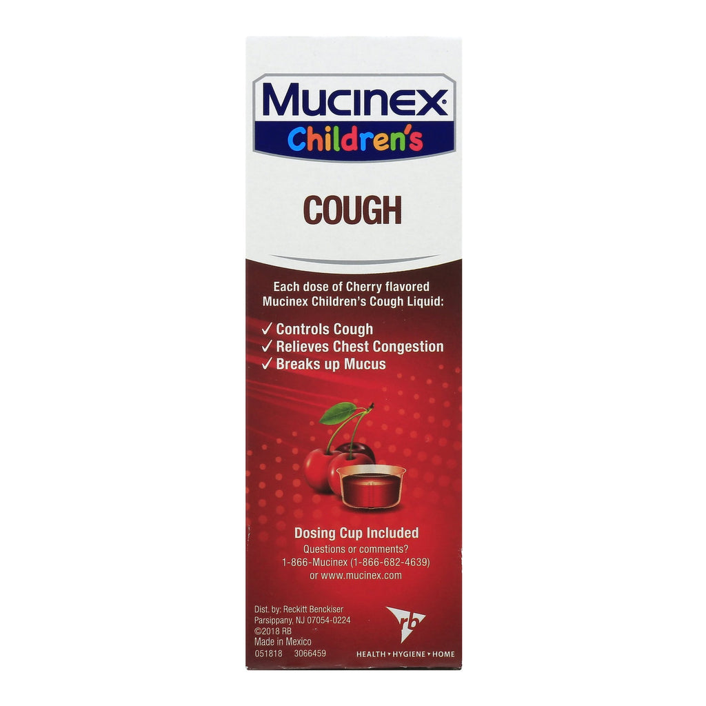 Mucinex® Max Children's Cold and Cough Relief, 4-ounce Bottle 63824094603