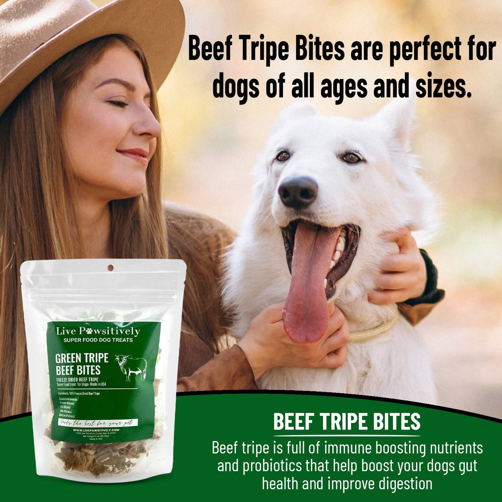 🐾Green Tripe Beef Bites (Freeze Dried Superfood for pets)