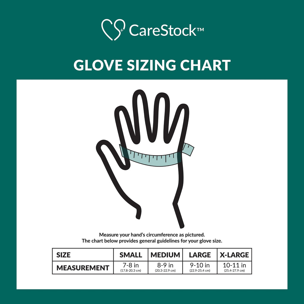 CareStock™ Nitrile Exam Glove, Large, Blue CS2716