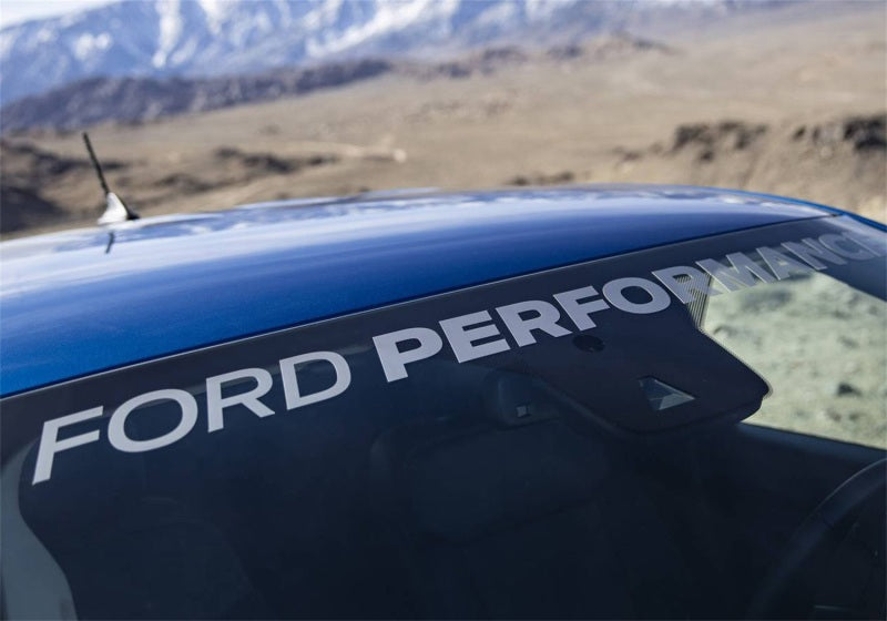 Ford Racing Ford Performance Ranger Windshield Banner - Silver M-1820-RGS