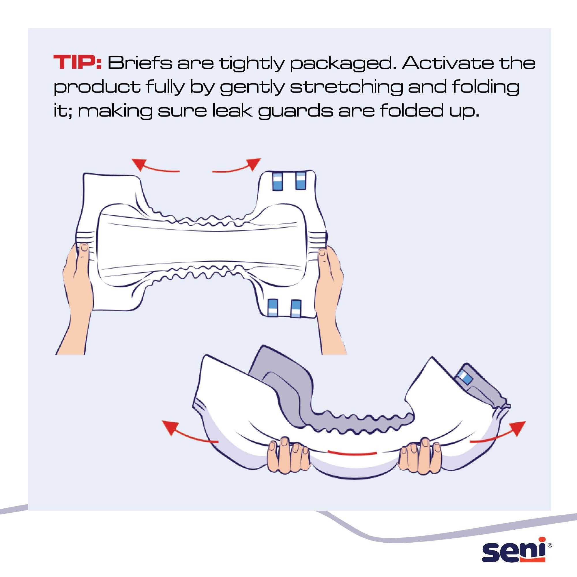 Seni® Super Quatro Severe Absorbency Incontinence Brief, Extra Large S-XL08-BQ1