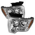 SPYDER Ford F150 09-14 Projector Headlights Halogen Model- CCFL Halo LED Chrm PRO-YD-FF15009-CCFL-C 5030115