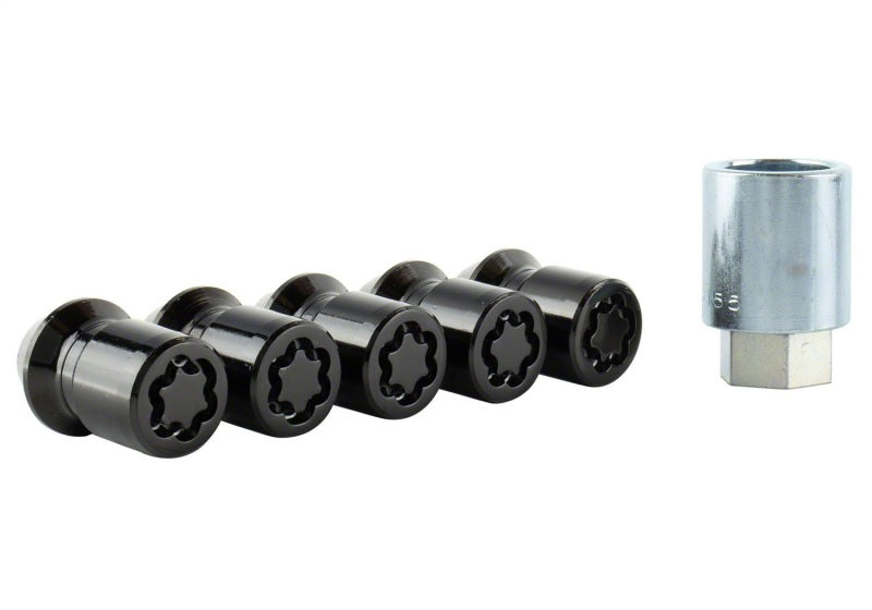 Ford Racing M12X1.5 Black Security Lug Nut - Set of 5 M-1A043-B5