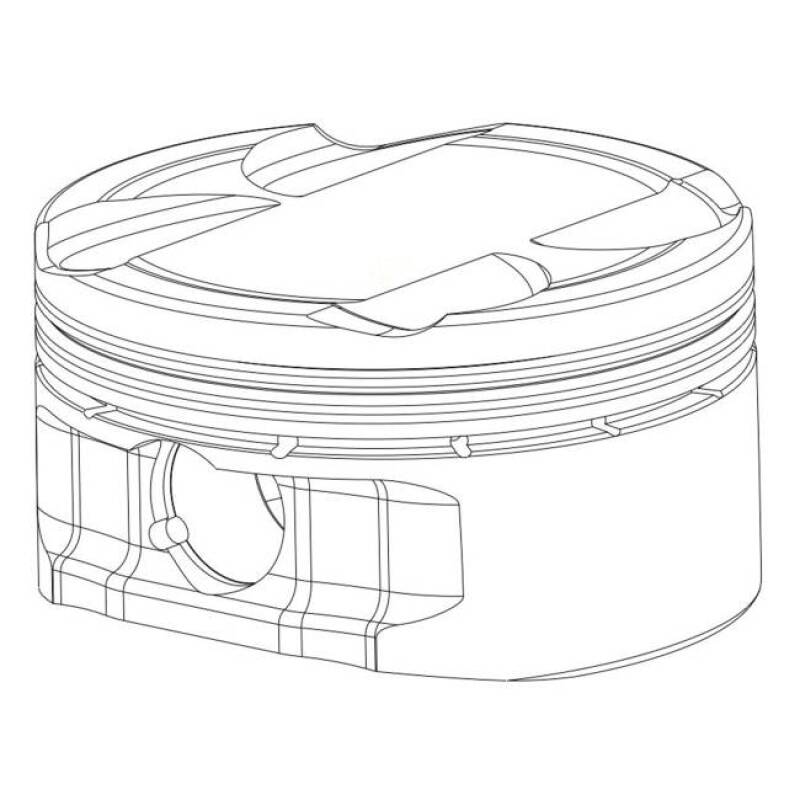 CP-Carrillo Automotive Piston, Each, Cyl: 1, Material ID: 2252 0DFBL