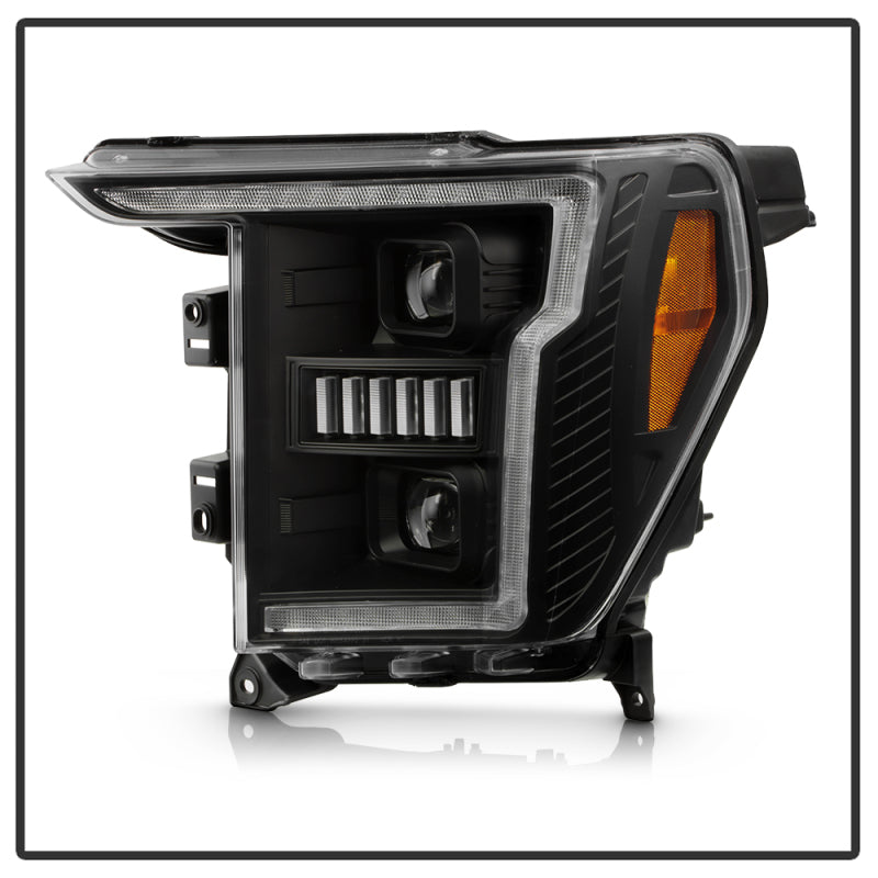 SPYDER Signature 20-21 Ford F150(Halogen Model) Proj. Headlights - Black(PRO-YD-FF15021HALSI-SEQ-BK) 5088710