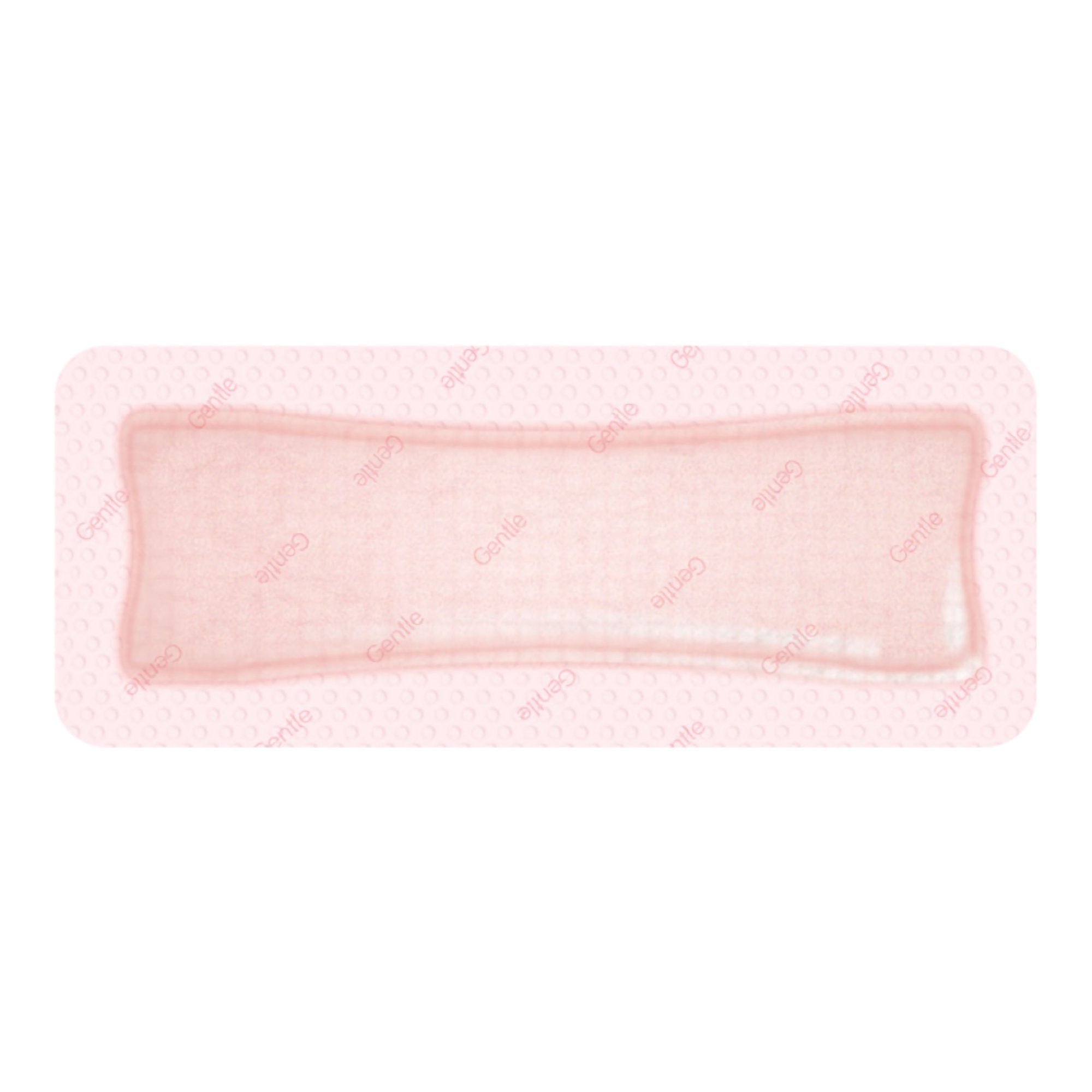 Foam Dressing Allevyn Gentle Border 4 X 8 Inch With Border Film Backing Silicone Gel Adhesive Rectangle Sterile 66800900