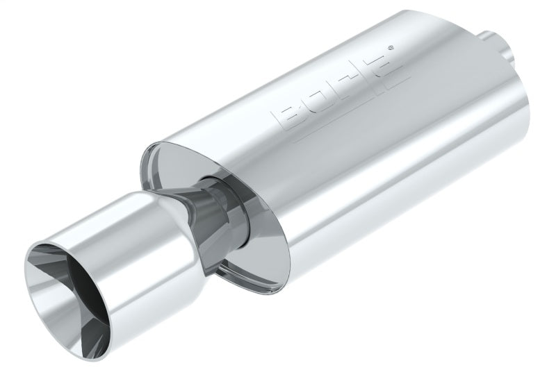 Borla Wailtail Oval 2-1/4in x 5in Side Round Out Boomer Muffler 40061
