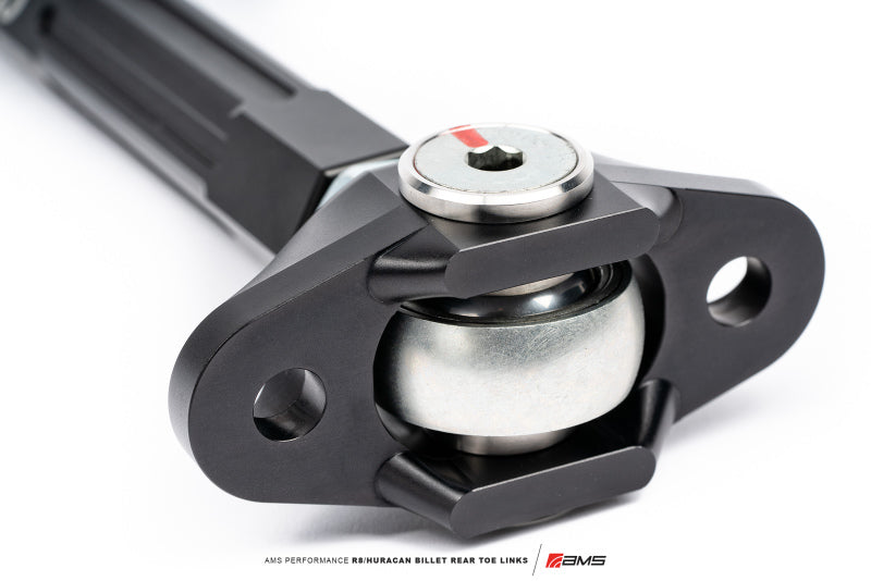 AMS Performance 2017+ Audi R8 RWD/AWD / 2015+ Lamborghini Huracan RWD Only Billet Rear Toe Links ALP.37.11.0010-1