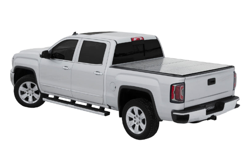Access LOMAX Professional Series Tri-Fold Cover 2020+ Chevy/GMC 2500 3500 6ft 8in Bed-Diamond Plate B0020099