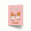 Farmacia Savia Tarjeta de Felicitación Feliz San Valentín Te Quiero (1 unidad) - PhishStones Products