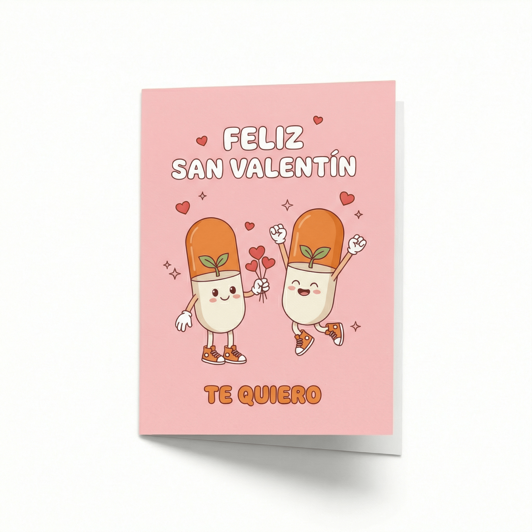 Farmacia Savia Tarjeta de Felicitación Feliz San Valentín Te Quiero (1 unidad) - PhishStones Products