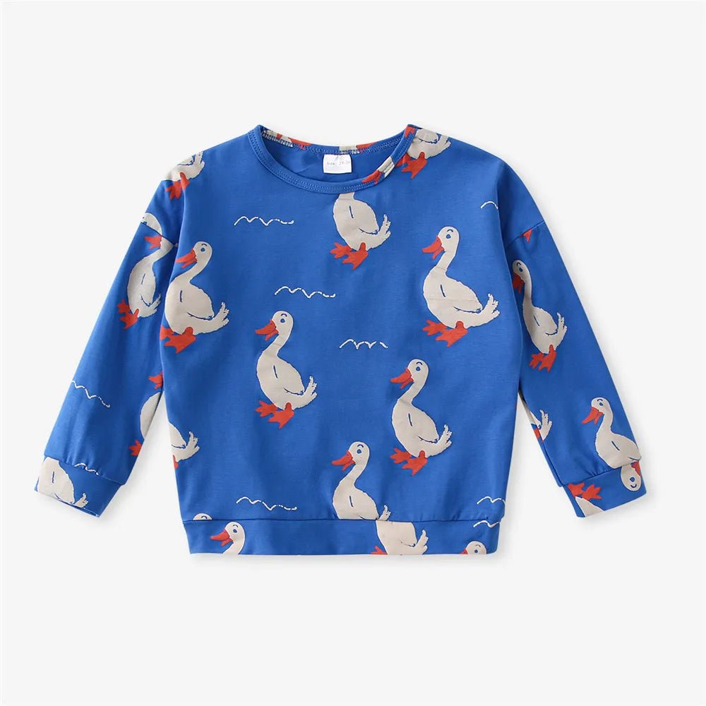 Fashion Cartoon Kids Sweatshirt – Unisex Cotton Top - PhishStones Products