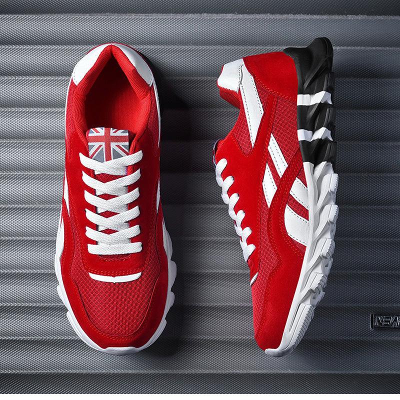 Fashion Mens Running Light Breathable Shoes Mens Sneakers Light Weight Running Elegant Soft Sneakers Comfortable Athletic Running Sneakers