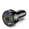 Fast Charge Car Charger One For Four Car Mobile Phone Charger Car Charger - PhishStones Products