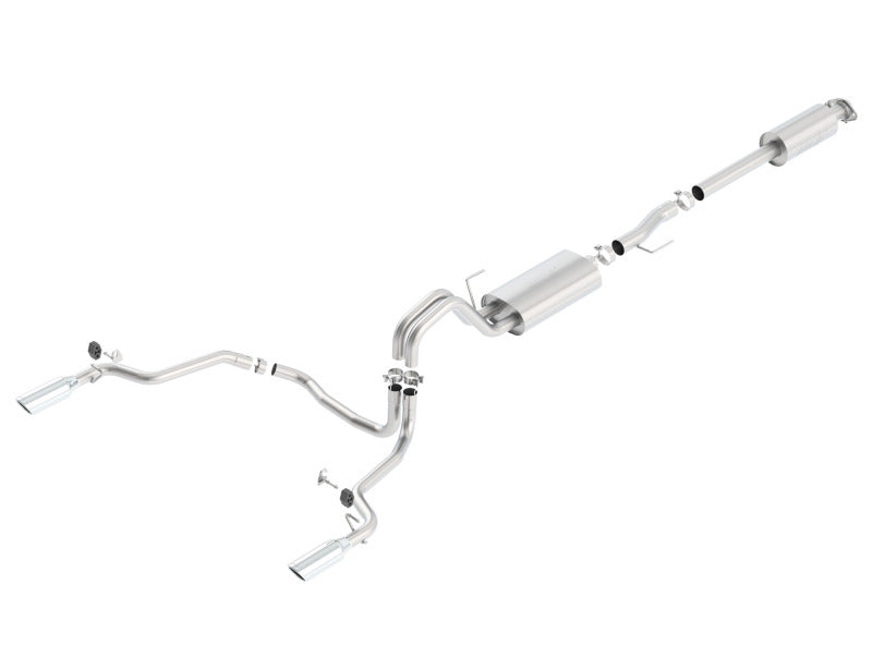 Borla 15-16 Ford F-150 3.5L EcoBoost Ext. Cab Std. Bed Catback Exhaust S-Type Single Split Rear Exit 140615