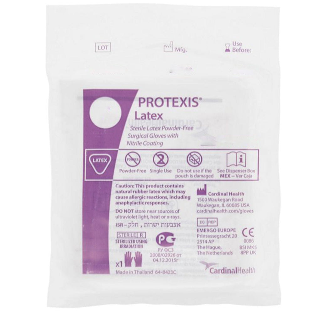 Protexis™ Latex Surgical Gloves with Nitrile Coating, Size 7.5, Light Brown 2D72NS75X