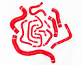 Agency Power 08-15 Nissan GTR R35 14pc Silicone Radiator Hose Kit - Red AP-GTR-151R
