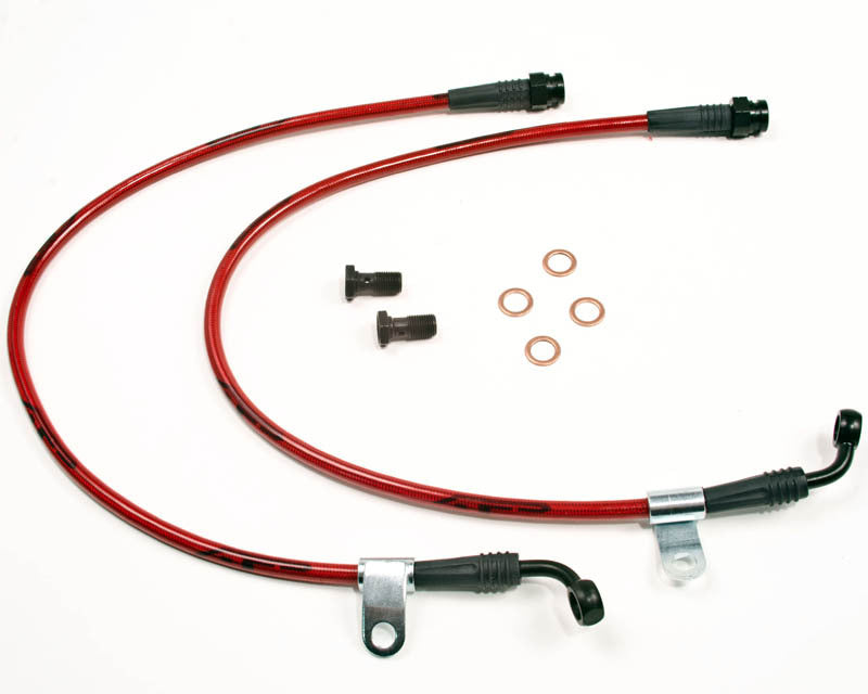 Agency Power AP 03+ Mazda RX8 Steel Braided Brakeline Front AP-RX8-405