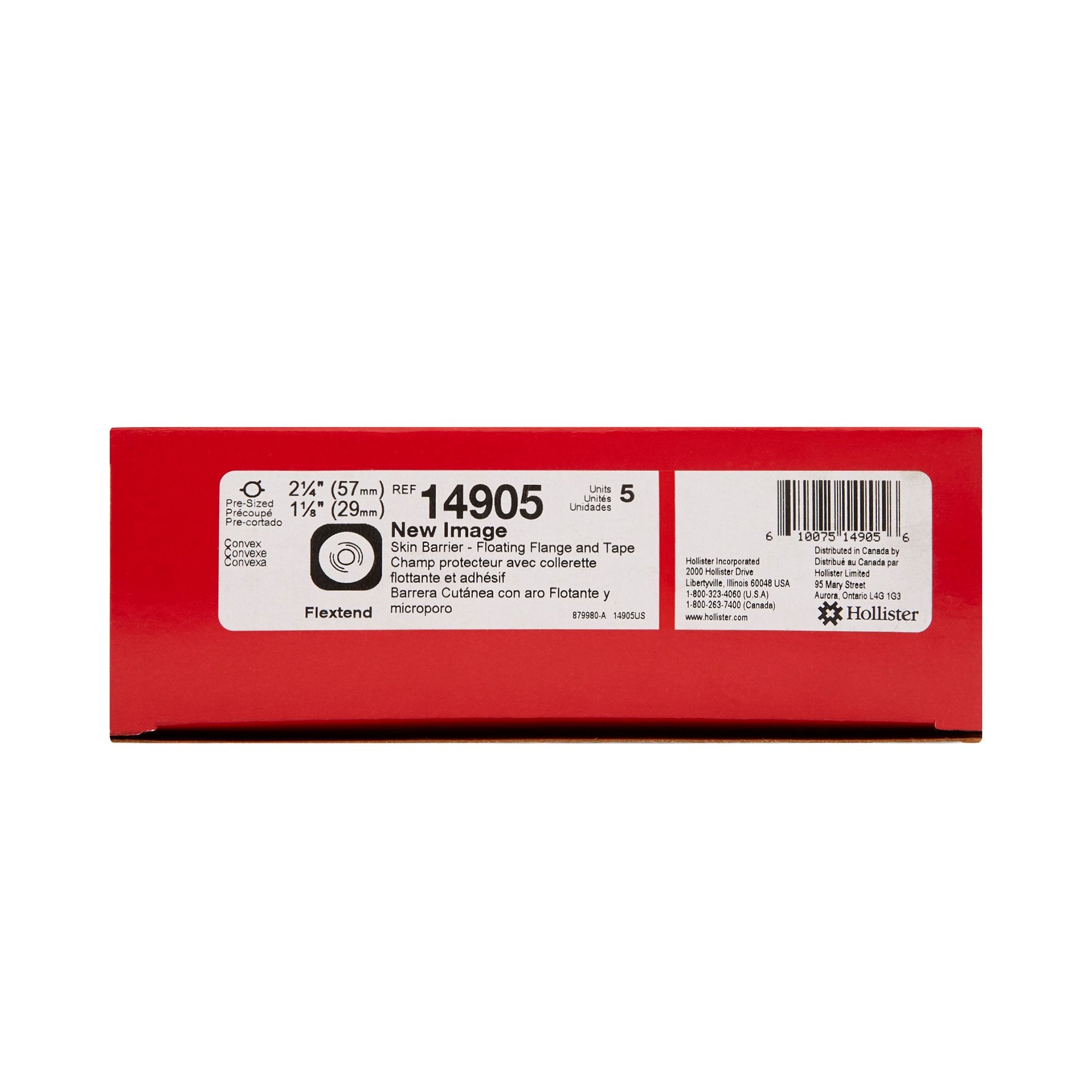 New Image Convex FlexTend™ Colostomy Skin Barrier With 1 1/8 Inch Stoma Opening 14905