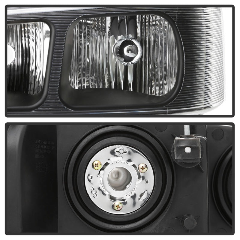 SPYDER xTune 03-17 Chevrolet Express 1500 OEM Style Headlights - Black (HD-JH-CEX03-OE-BK) 9042485