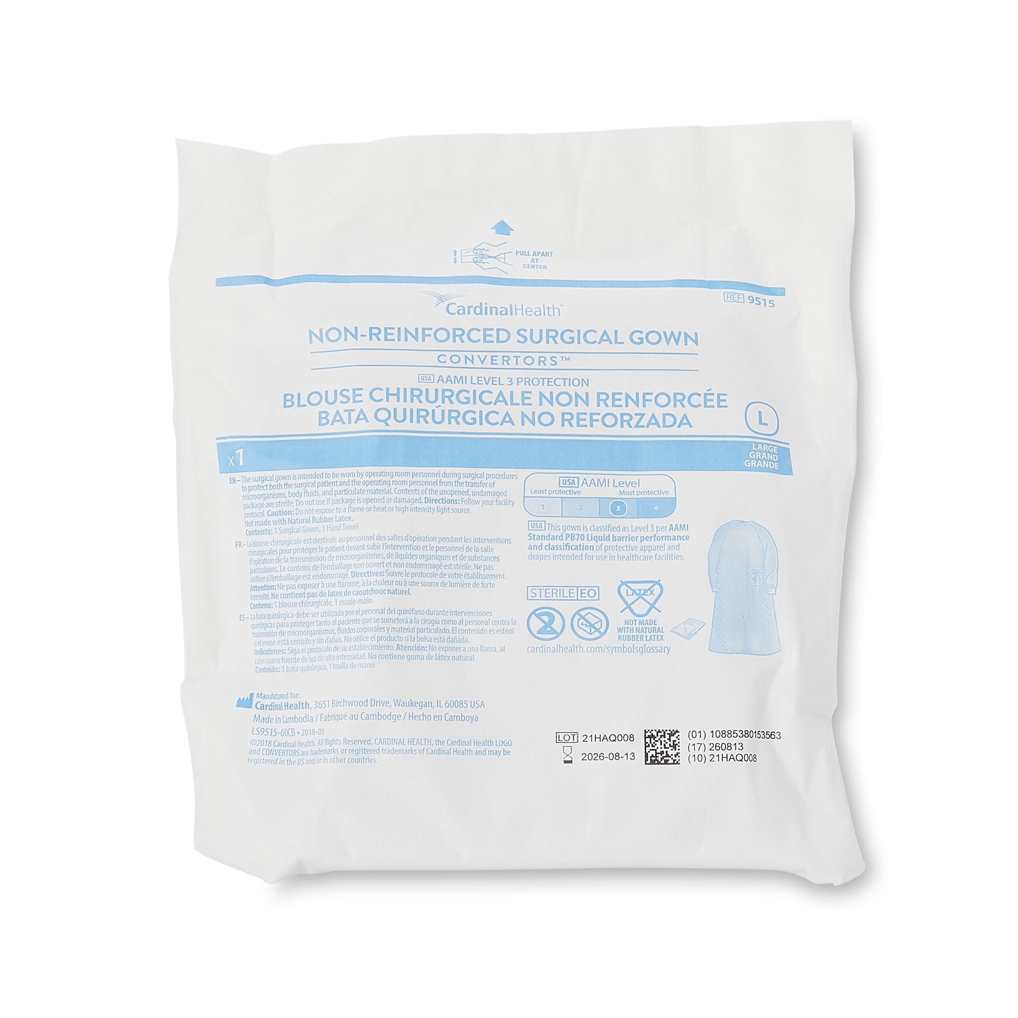 Cardinal Health Astound nonreinforced Surgical Gown With Towel 9515