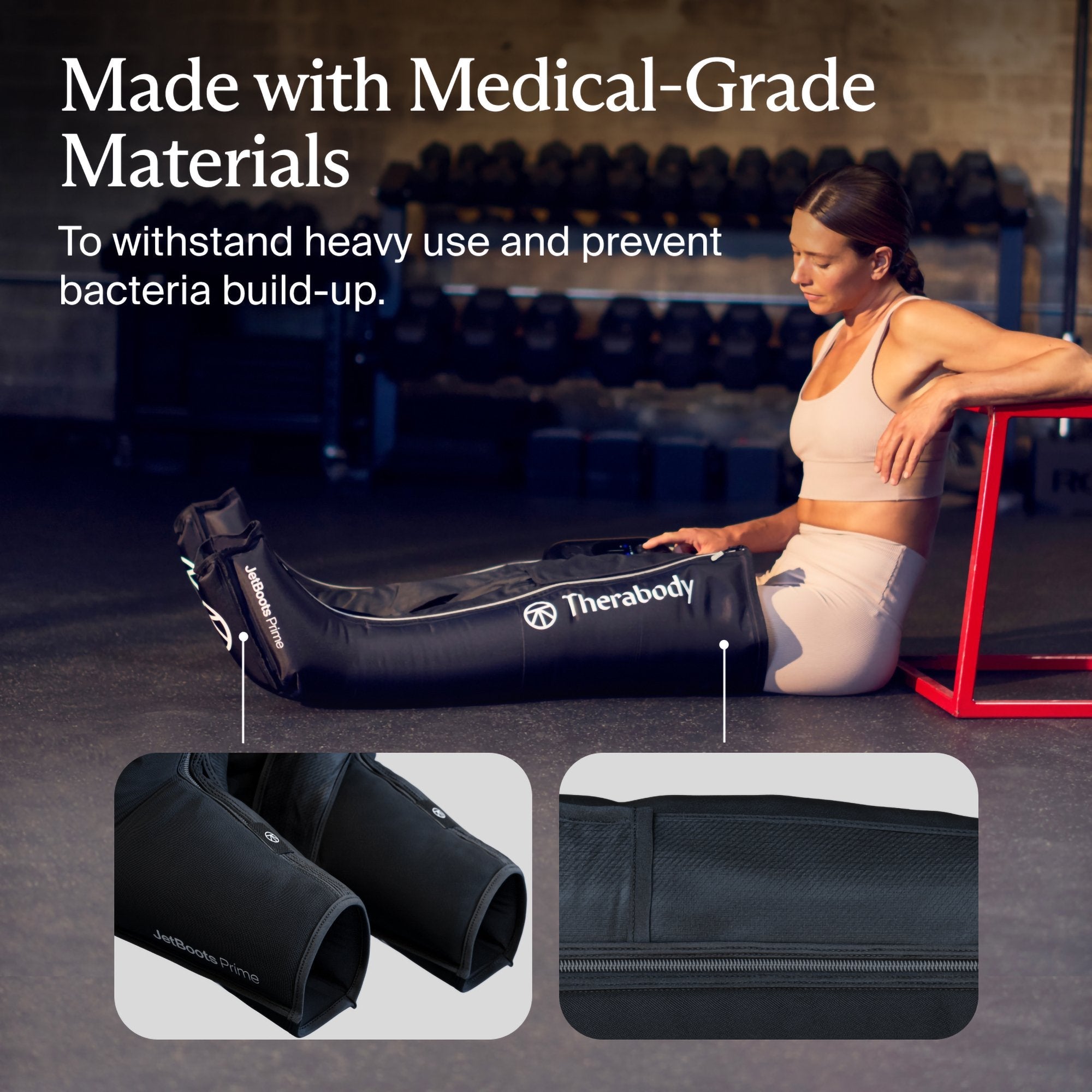 RecoveryAir Prime JetBoots Compression Massage Garment & Control Unit, Large JB0004131-1A1L