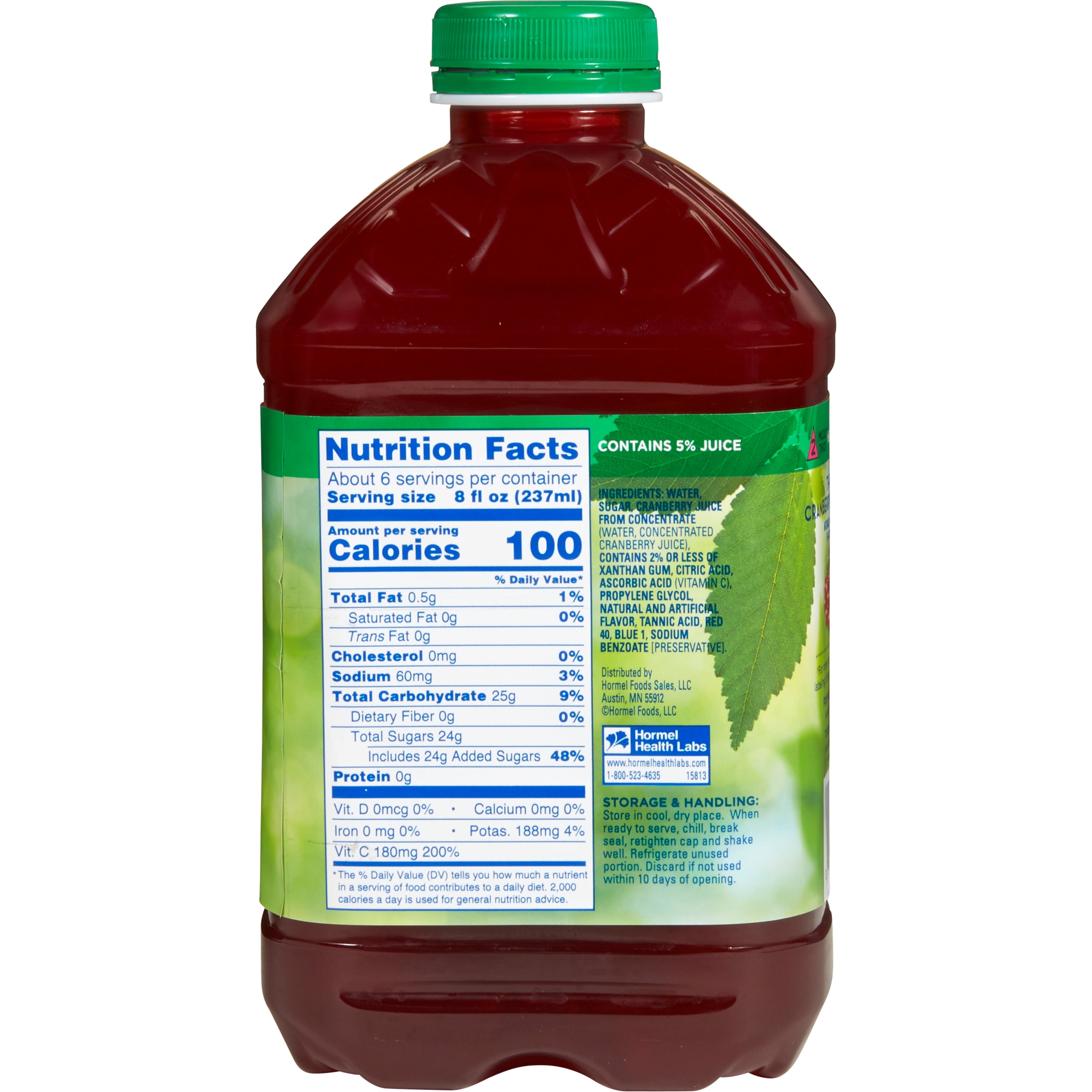 Thick & Easy® Nectar Consistency Cranberry Thickened Beverage, 46-ounce bottle 15813