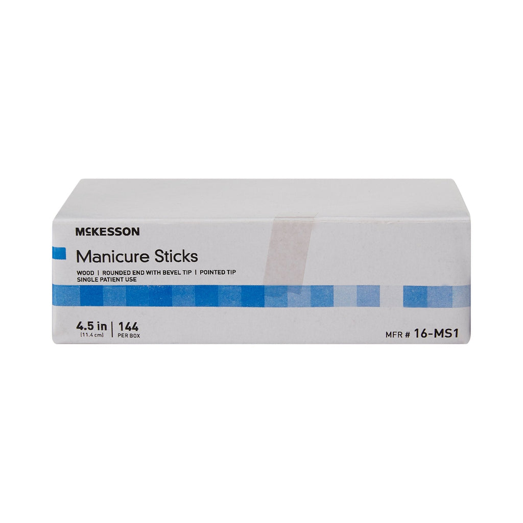 McKesson Manicure Sticks, 100% White Birch, 4.5 Inch 16-MS1