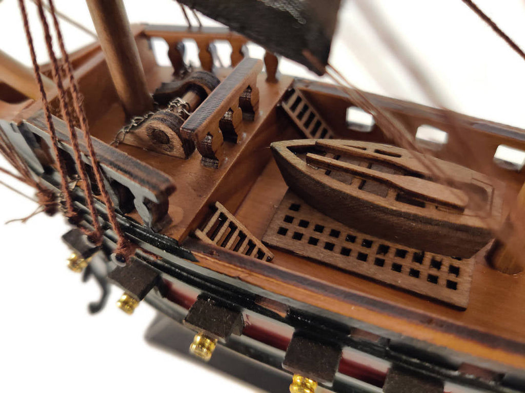 Wooden Fearless Black Sails Limited Model Pirate Ship 15""