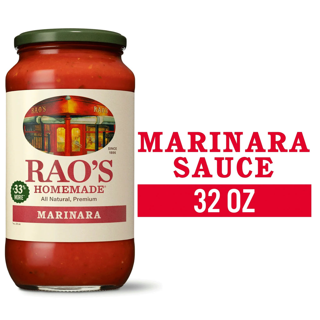 Rao's Homemade Marinara Sauce - Premium Italian Tomato Sauce, 32 oz (Case of 6)