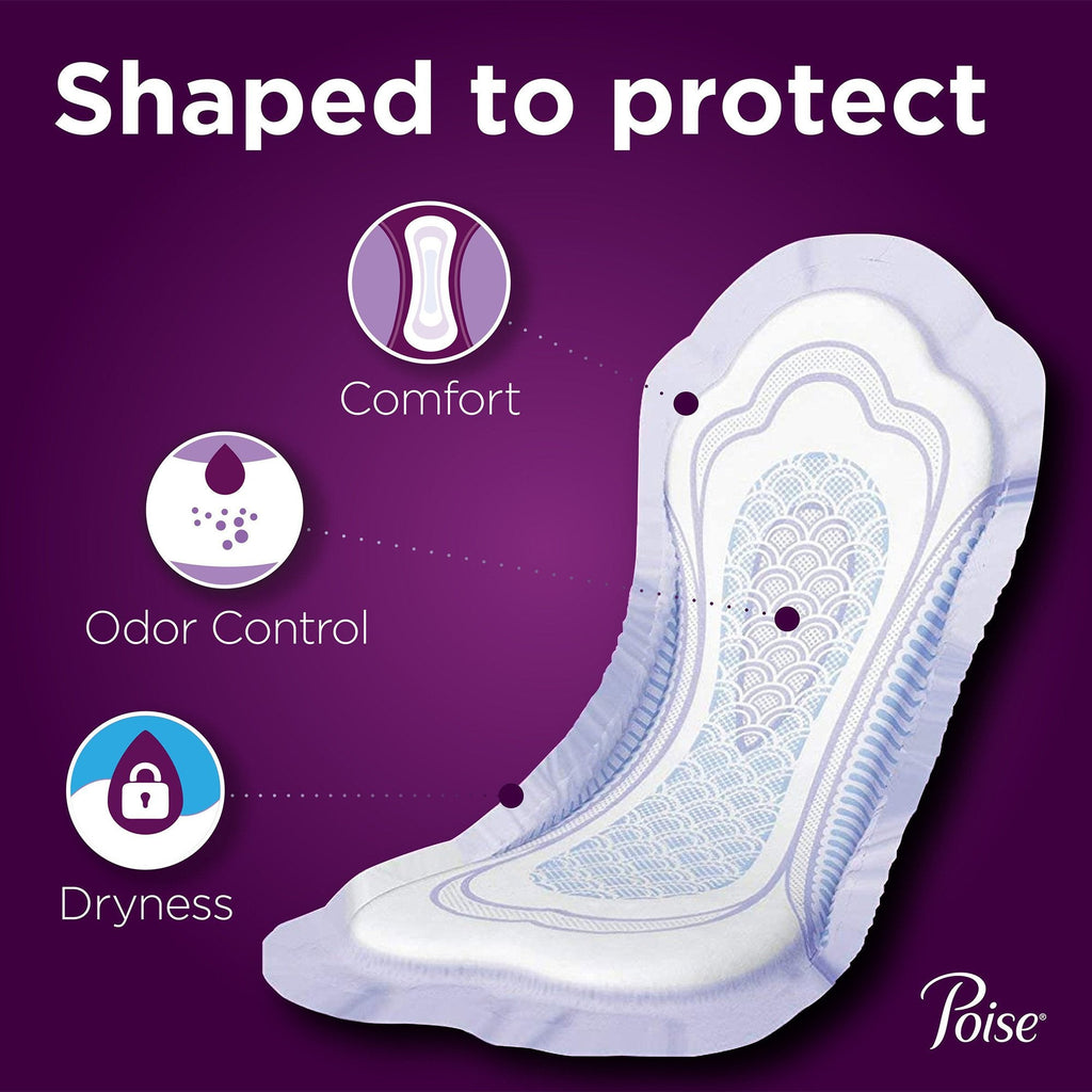 Poise® Bladder Control Pads for Women, Heavy Absorbency, 15.9-Inch Length 33593