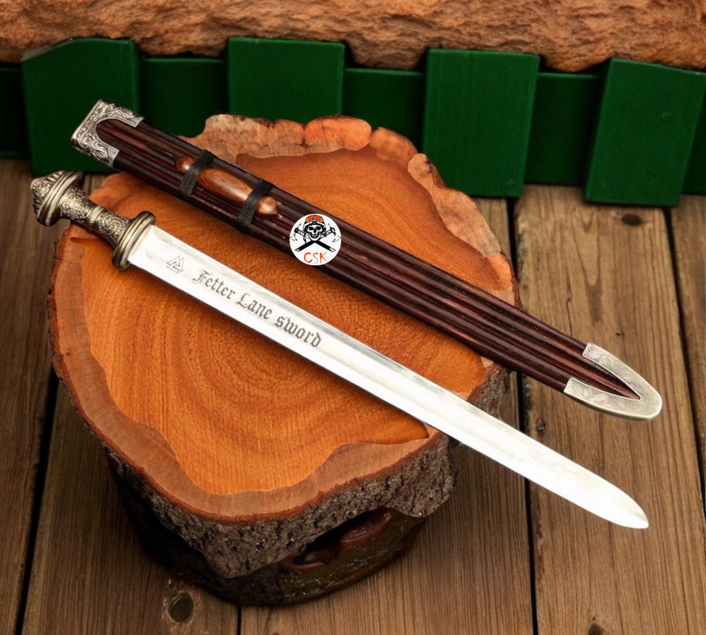 Fetter Lane Sword with Ornate Guard & Scabbard - PhishStones Products