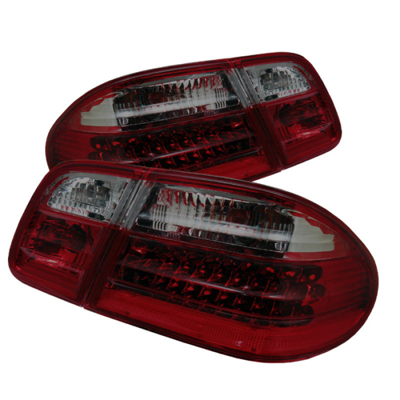 SPYDER Xtune Mercedes Benz W210 E-Class 96-02 LED Tail Lights Red Smoke ALT-CL-MBW210-LED-RSM 5020659
