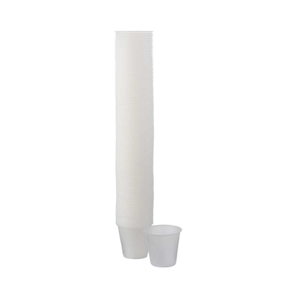 Conex Galaxy Drinking Cup, 3.5 oz, Translucent Plastic, Disposable Y35
