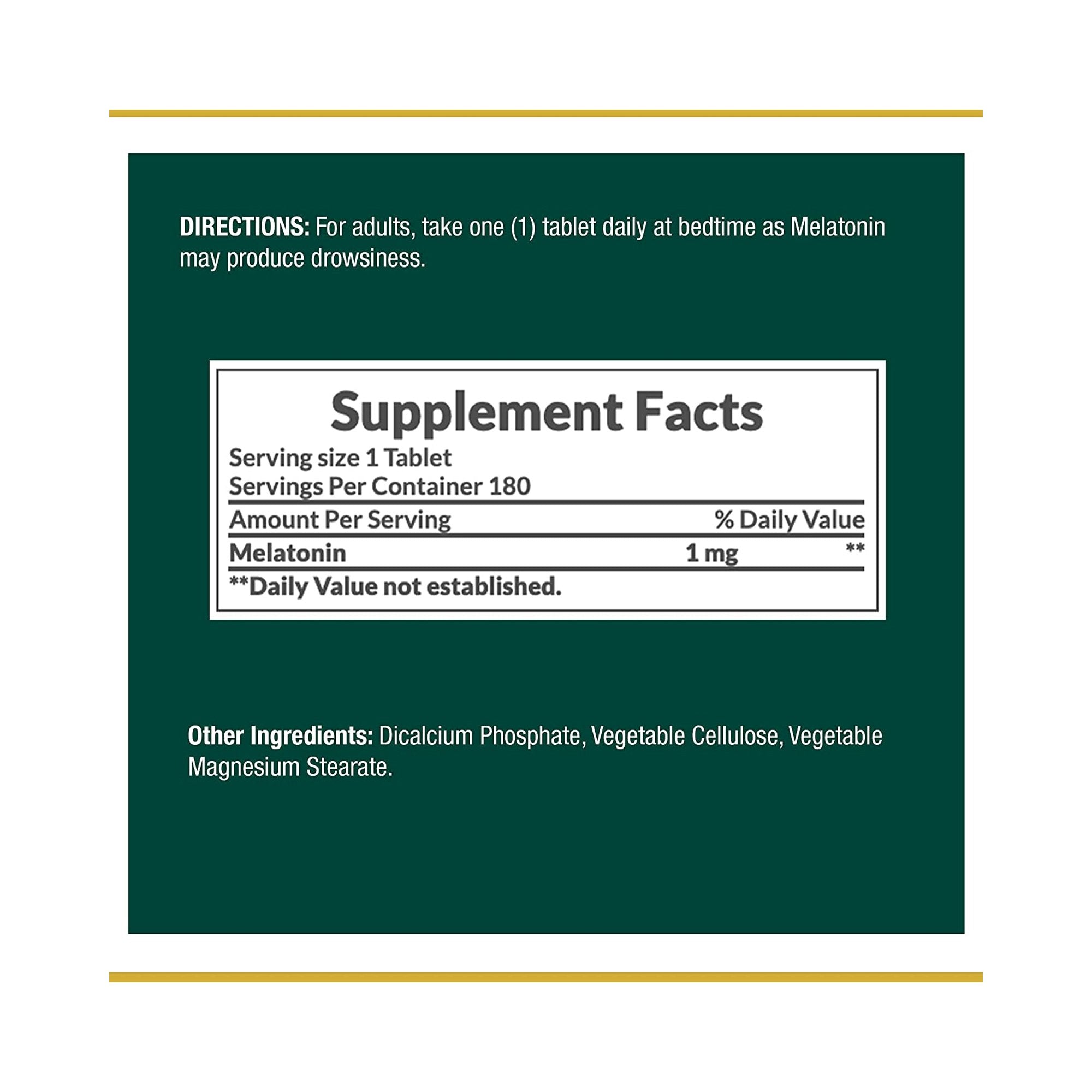 Nature's Bounty® Melatonin Natural Sleep Aid 07431202832