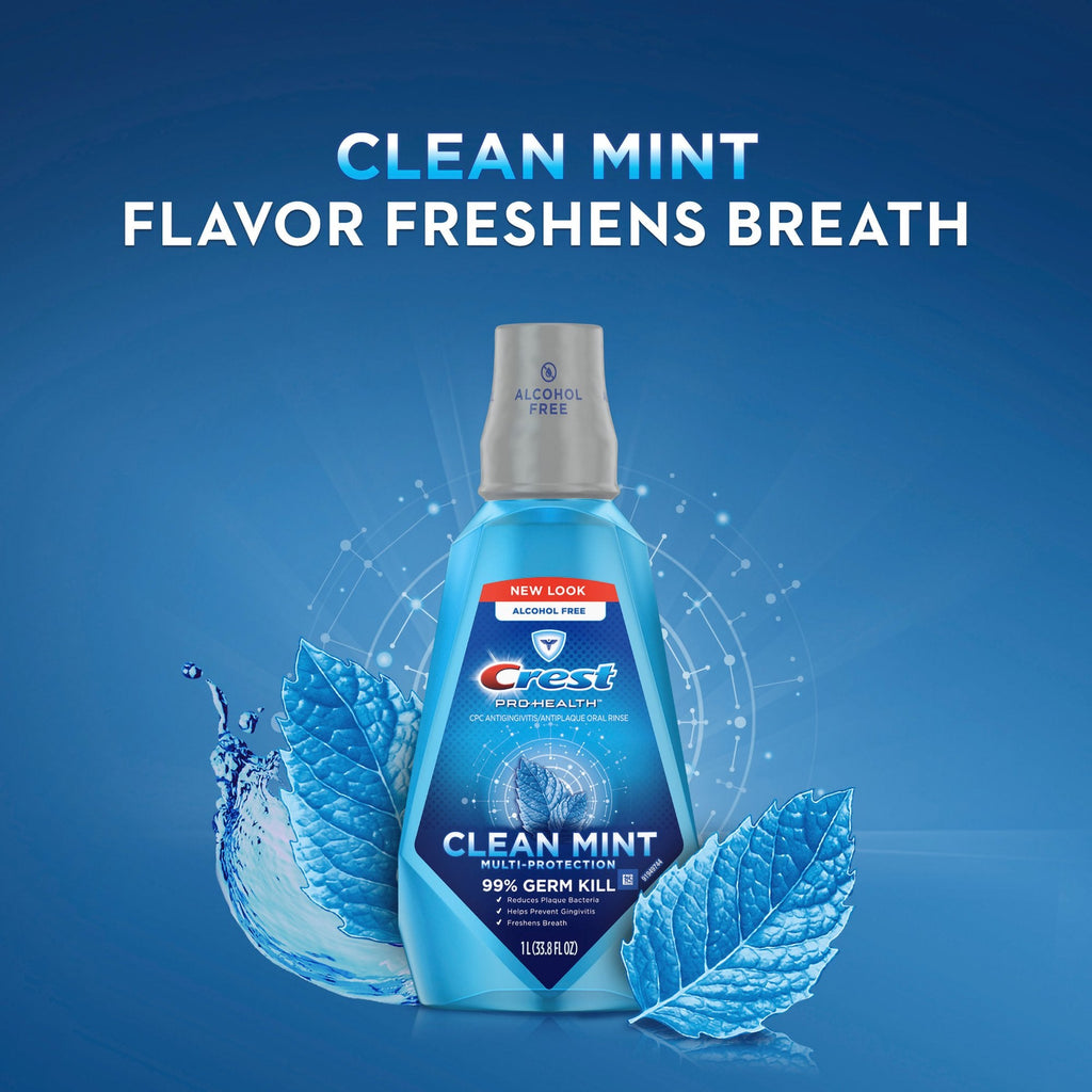 Crest® Pro-Health™ Multi-Protection Antigingivitis/Antiplaque Oral Rinse, Mint 00037000981800