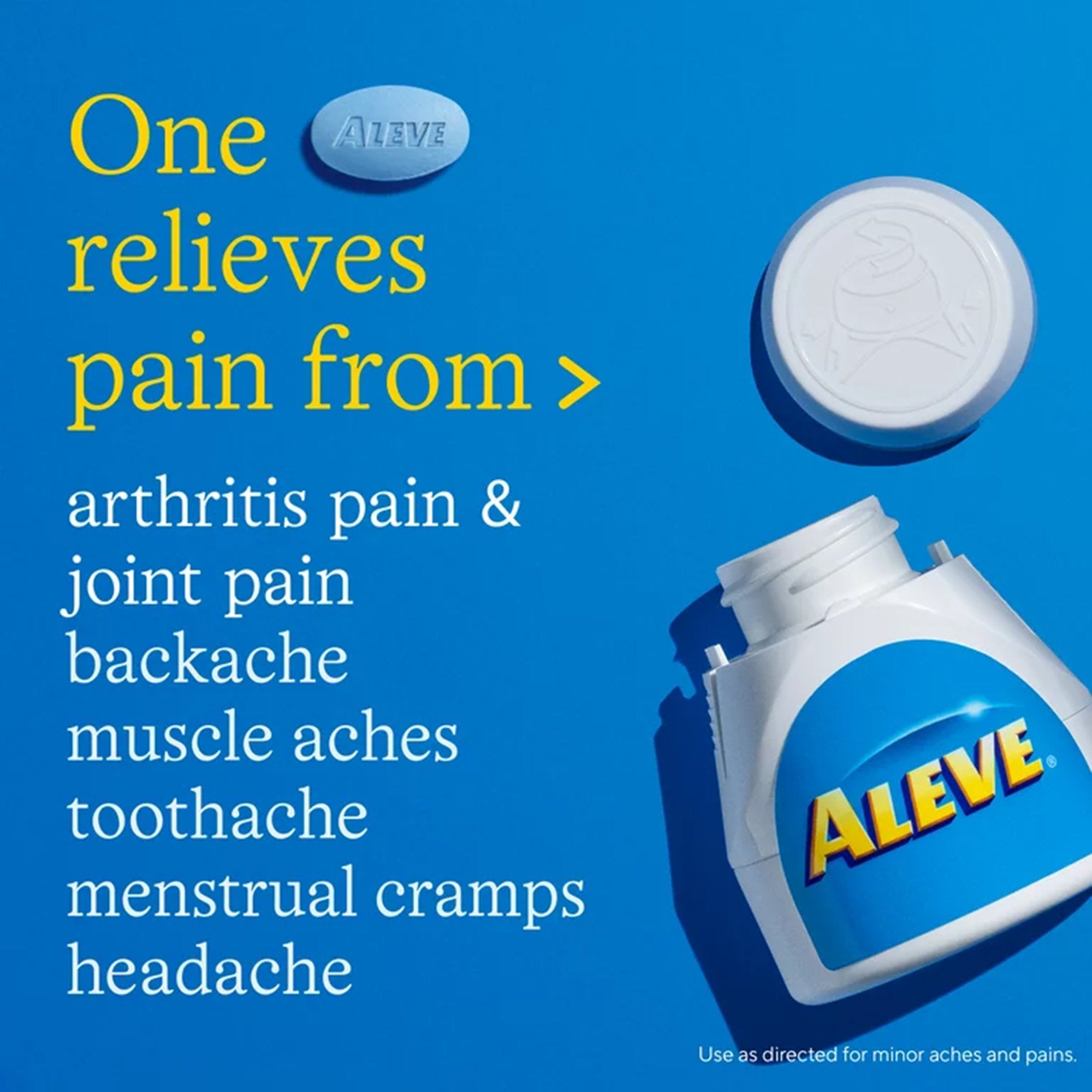 Aleve® Naproxen Sodium Caplets 00280600010