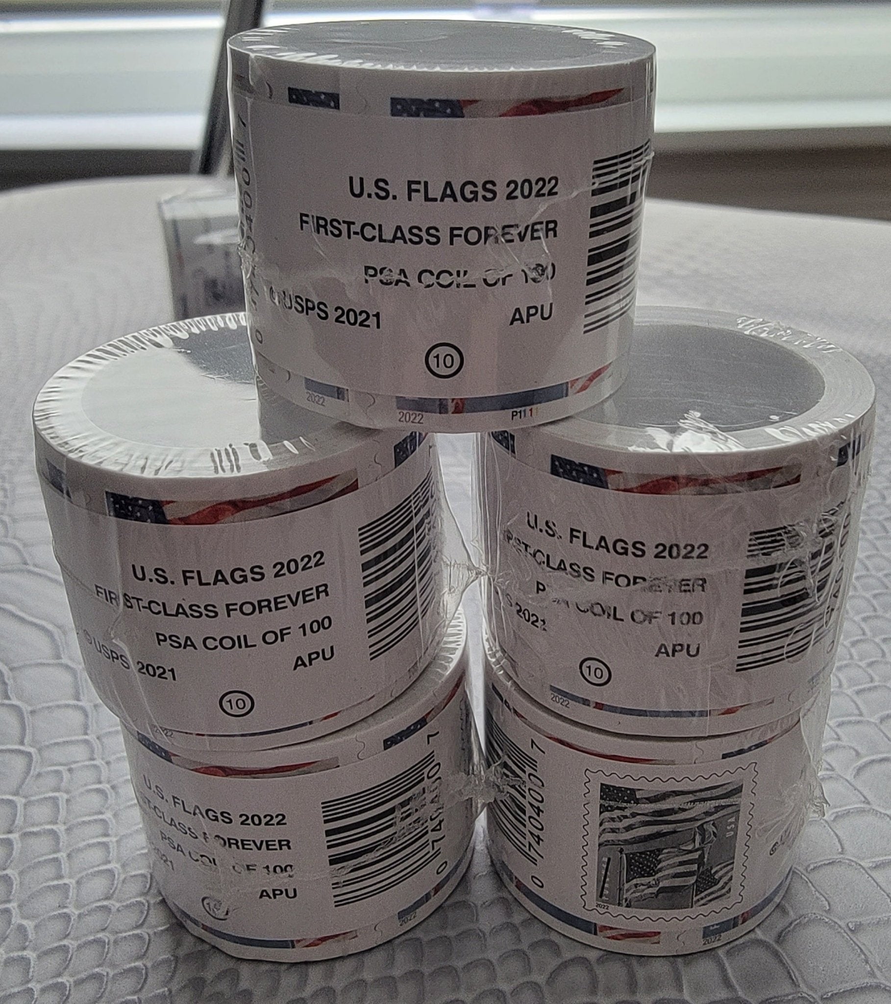 Flag Forever Stamps Roll/Coil of 100 Postage Stamps - PhishStones Products