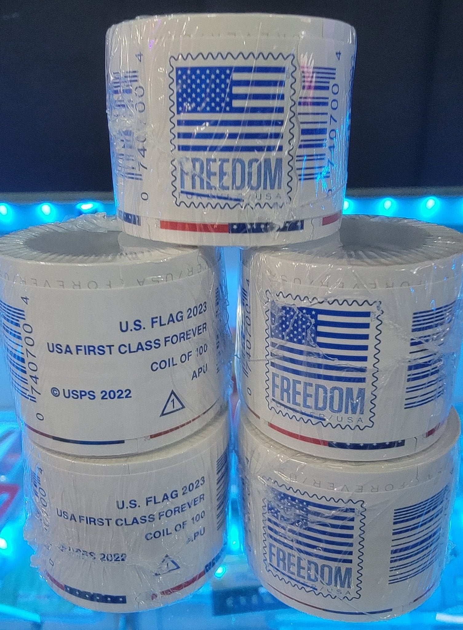 Flag Forever Stamps Roll/Coil of 100 Postage Stamps - PhishStones Products