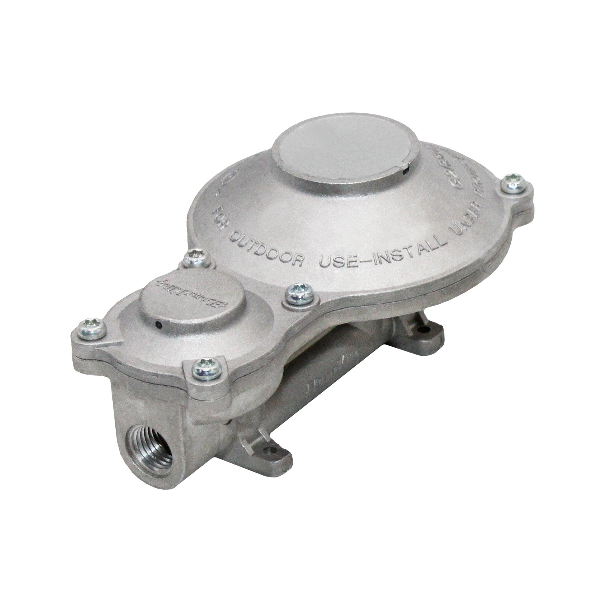 Flame King 2-Stage 300,000 BTU Propane LP Vertical Super Compact Regulator