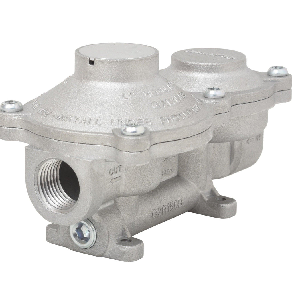 Flame King 2-Stage 150,000 BTU Propane LP Vertical Super Compact Regulator