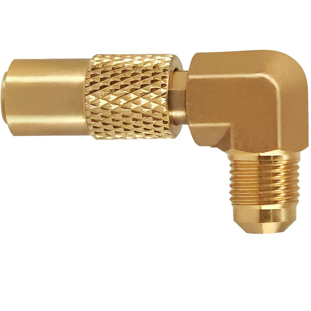 Flame King Elbow Adapter with 3/8" Male Flare for 17" or 22" Griddle