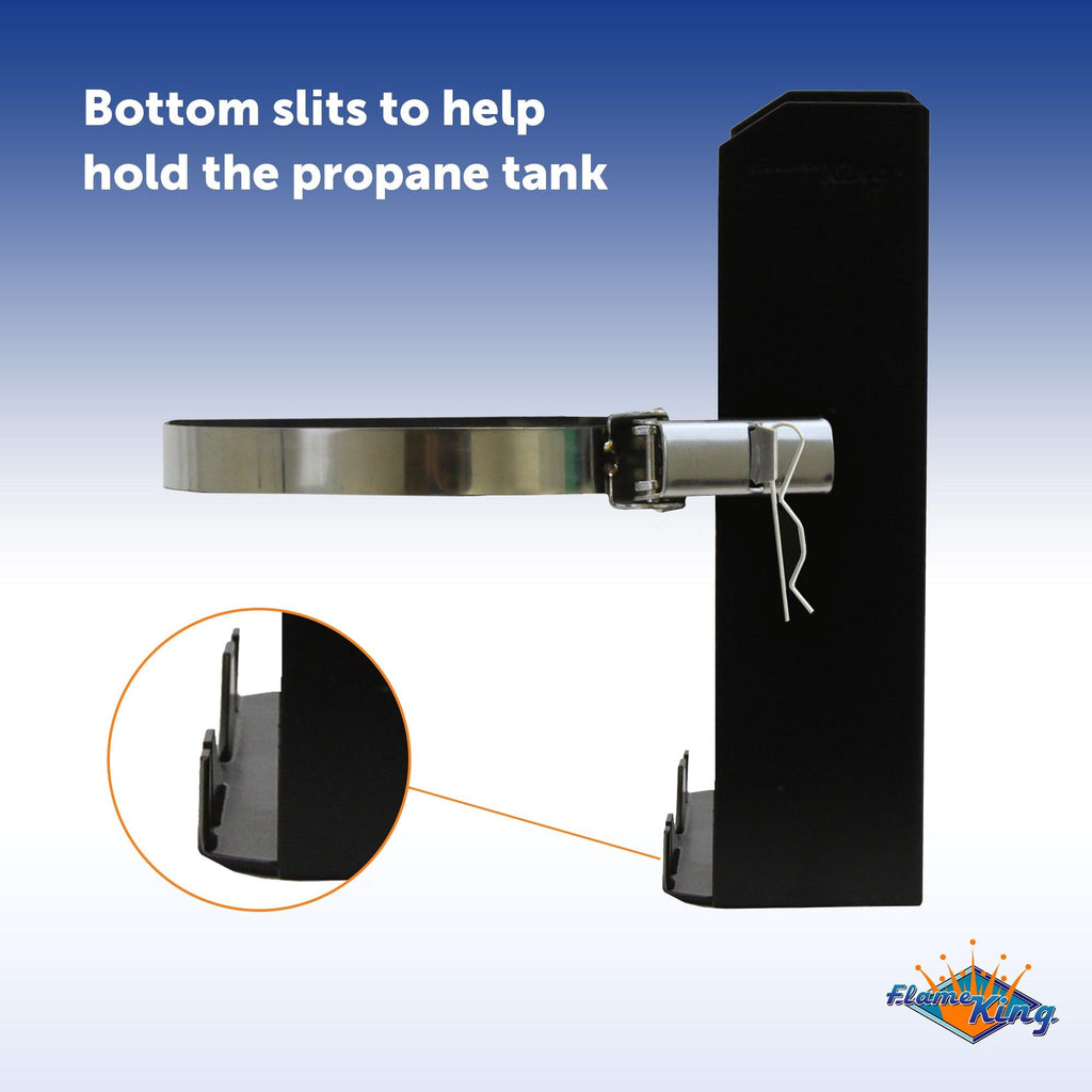 Flame King T-Racks 5lb Propane Tank Mounting Brackets Strap Campervan Overland Vehicles