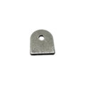 Floor Pan Tab with 1/4-Inch Hole for Kart Chassis Customization