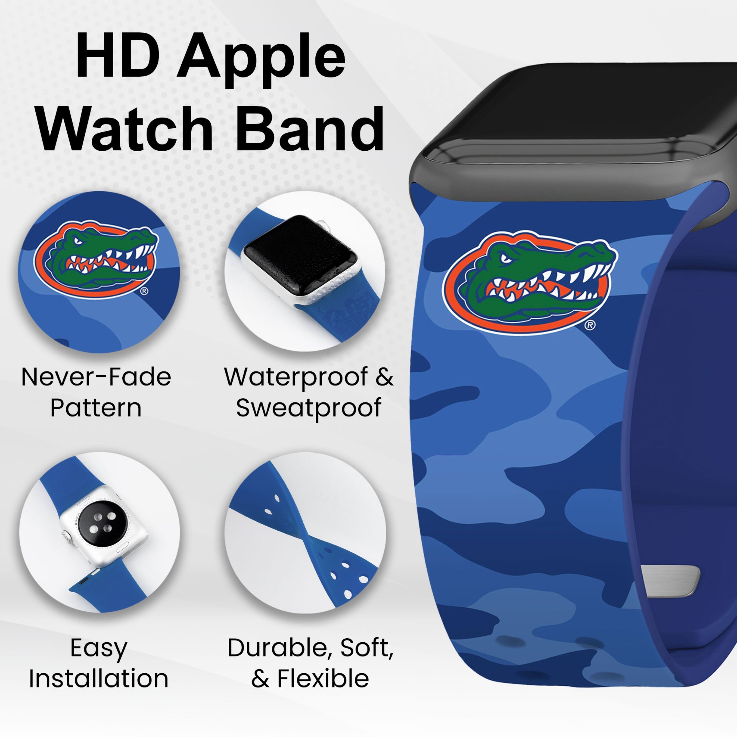 Florida Gators HD Apple Watch Band - PhishStones Products