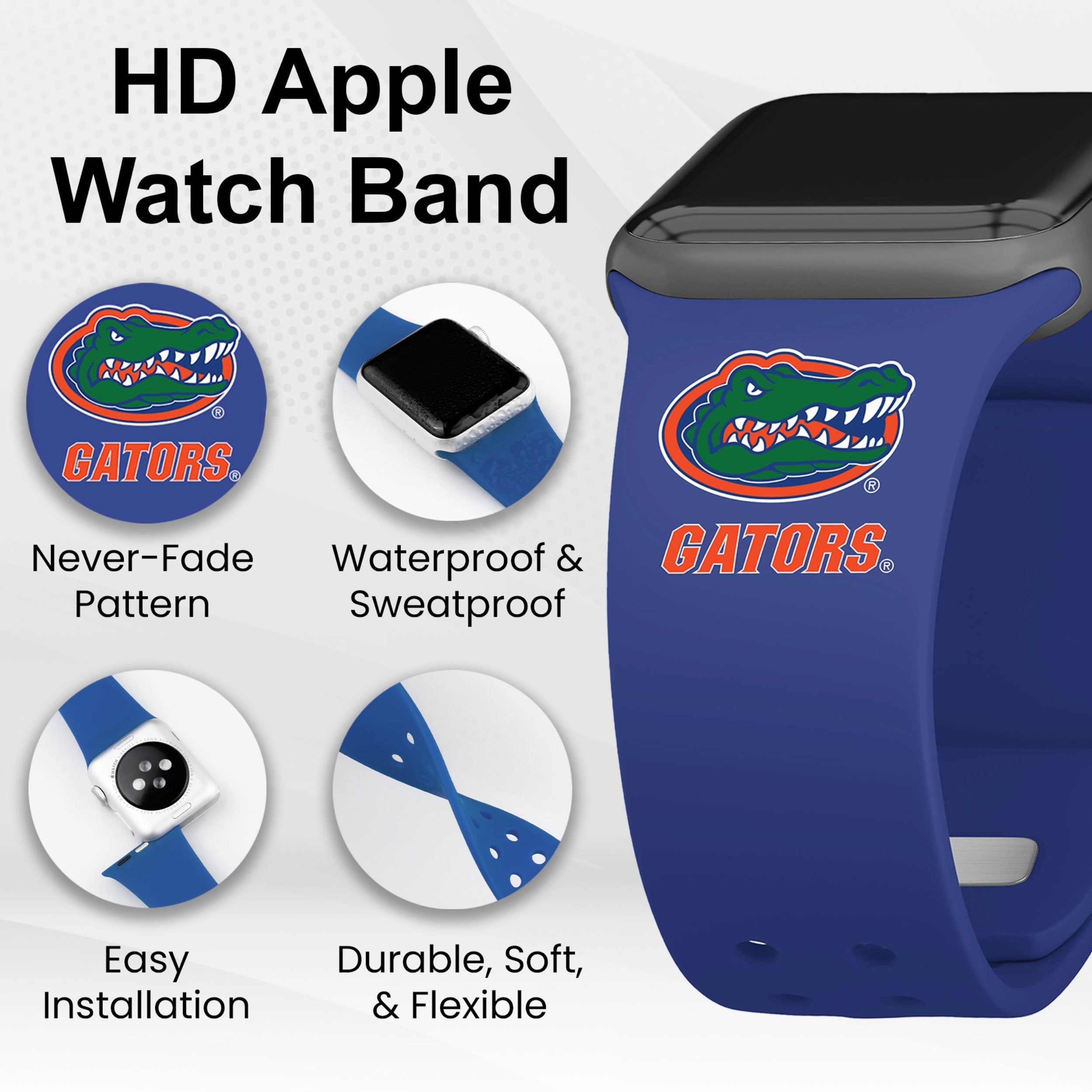 Florida Gators HD Apple Watch Band - PhishStones Products