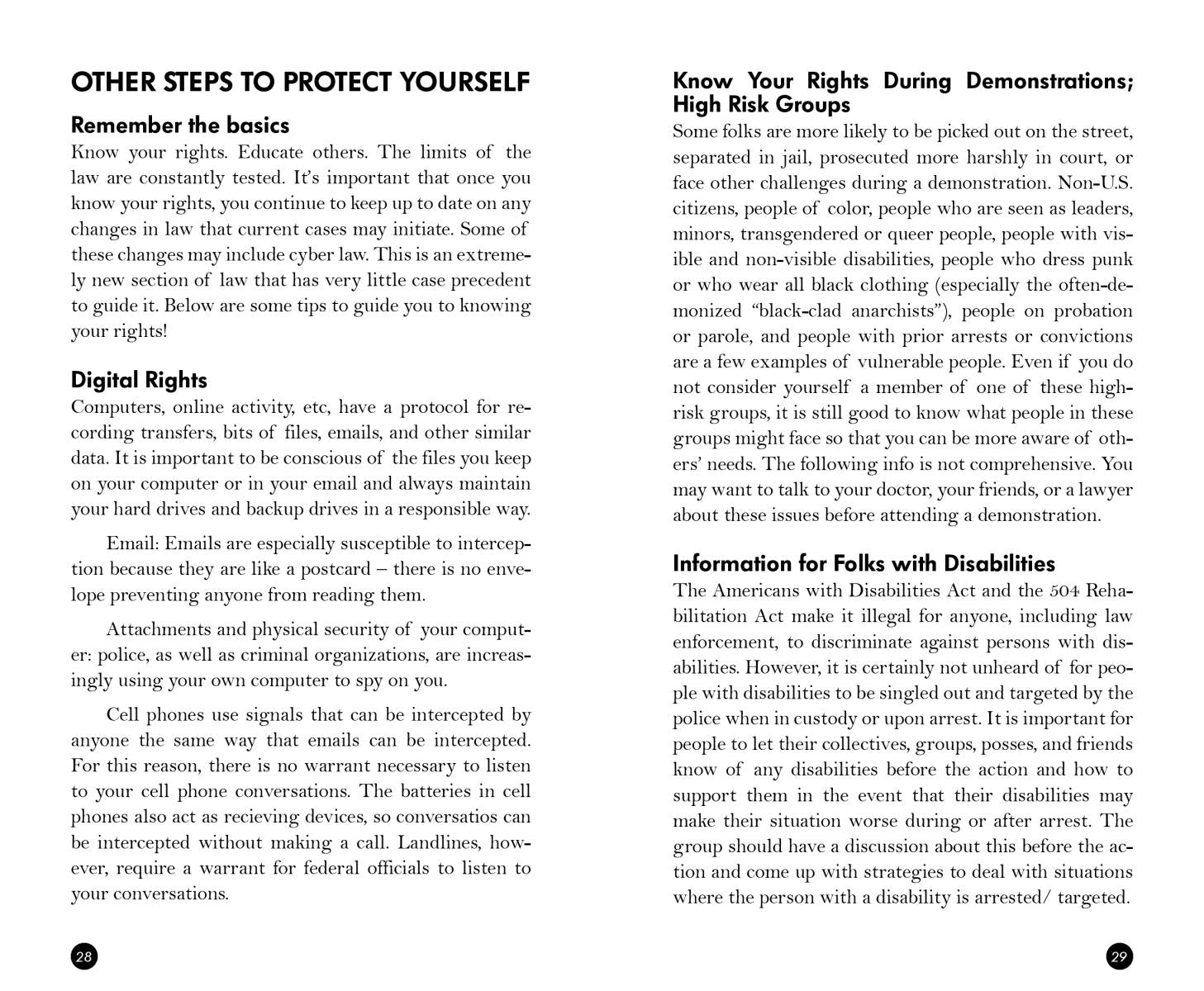 E-Book - Know Your Rights: Protect Yourself and Your Community from Police, ICE, the FBI, and the Justice System