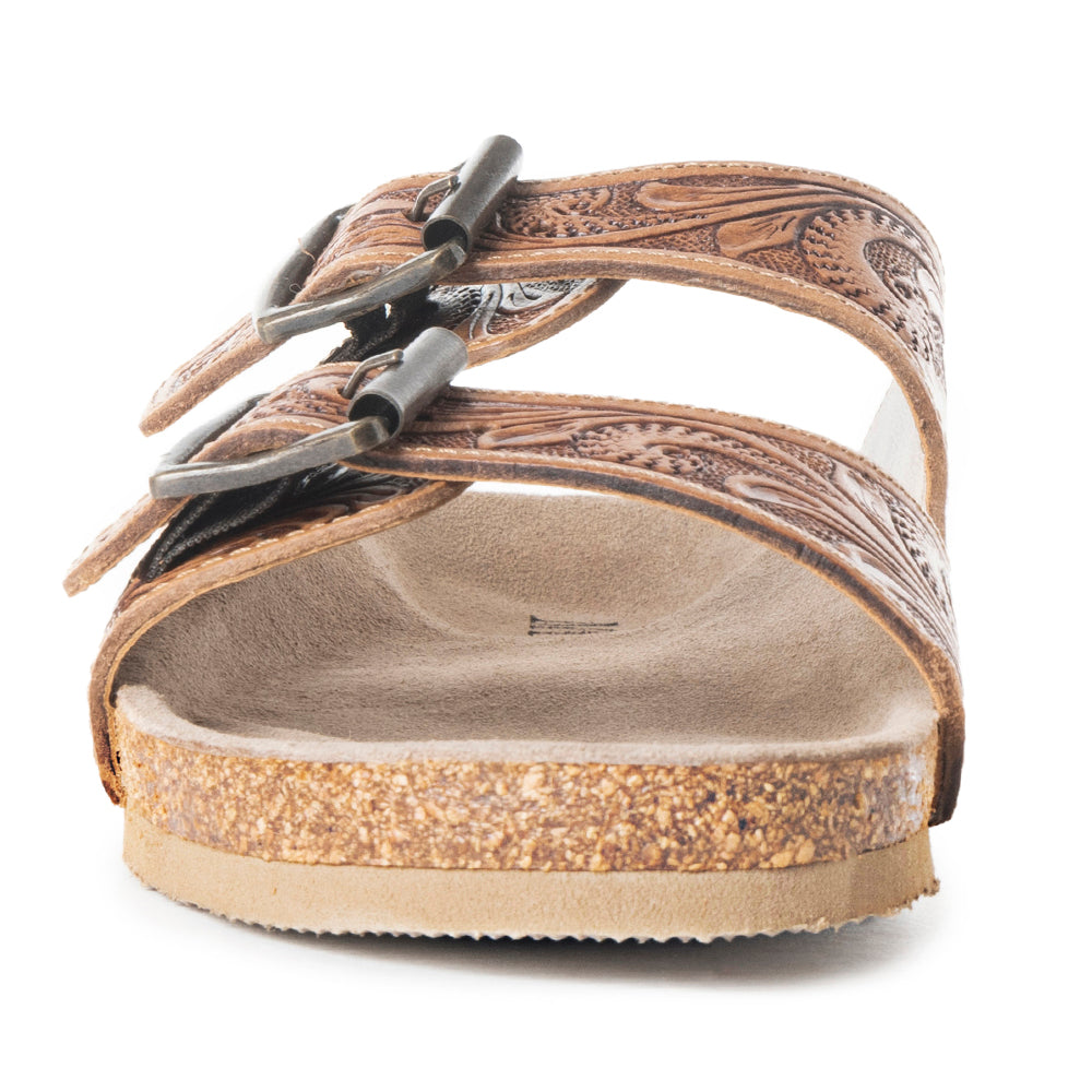 Footo Western Hand - Tooled Sandals - PhishStones Products
