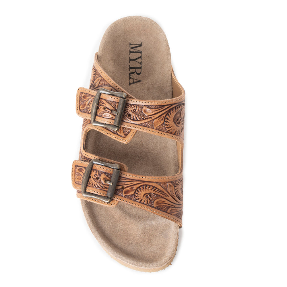 Footo Western Hand - Tooled Sandals - PhishStones Products