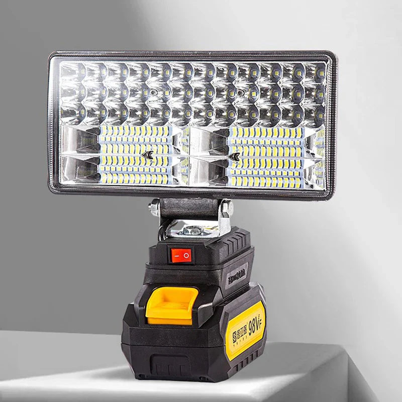 For Dewalt 18V Li - ion Battery LED Work Light 3/4 Inch Flashlight Portable Emergency Flood Lamp Camping Lamp - PhishStones Products